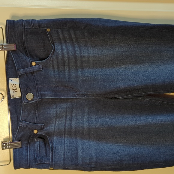PAIGE Verdugo Ankle Dark Blue Jeans Sz 29 - Picture 6 of 11